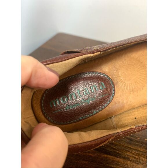 Montana artisan crafted leather flat size 8 1/2 - Picture 8 of 8